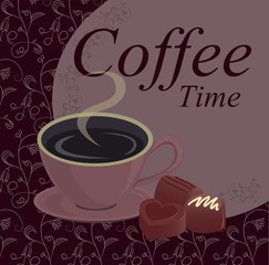 Vector design for coffee house or shop menu