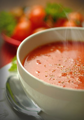 Crema di pomodori - Tomato soup cream