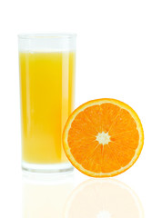 orange juice and orange