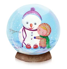 Foto auf Acrylglas snow globe © ankdesign