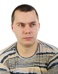 Obraz premium Portrait of angry young man