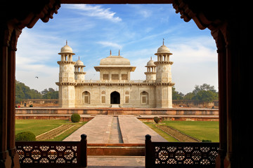 Itmad-ud-Daula's Tomb is a Mughal mausoleum. Agra, India - 40375822