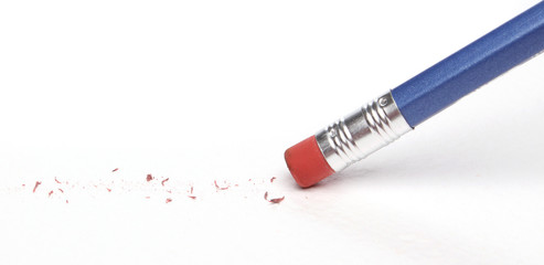 Pencil erasing a mistake - 40377656