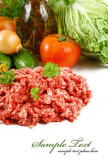 Raw minced meat