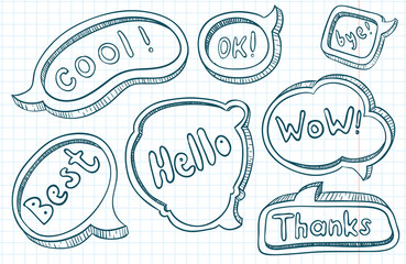 speech bubbles