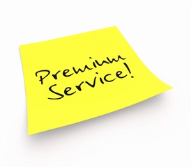 Notizzettel - Premium Service!
