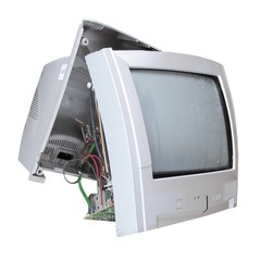 Old TV set