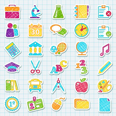 school Stickers © spiral media