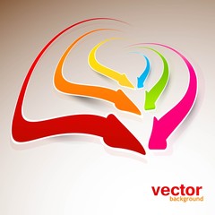new colorful arrows Vector design