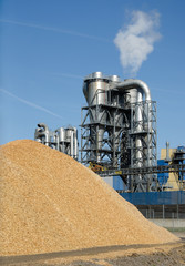 Obraz premium Holzindustrie Hochformat