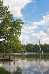 Chesme Column in Tsarskoye Selo. St.-Petersburg. Russia.