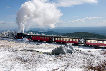 steam engine - dampflok im harz