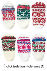 Worsted slippers