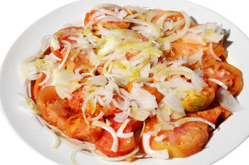 Tomates y cebollas