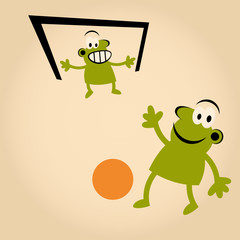fußball tor schießen