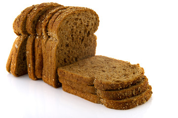 Brown slices bread