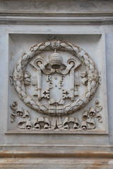 Rome, The coat of arms at Vatican City
