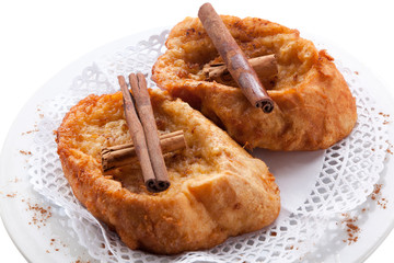 Torrijas con miel y canela