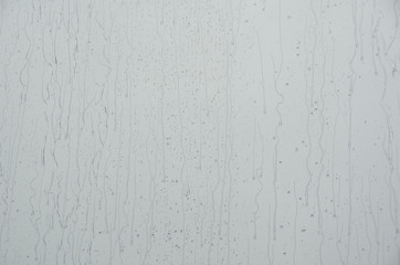 Rain drops on window