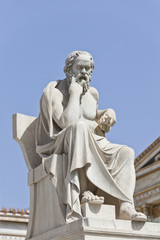 The ancient Greek philosopher Socrates