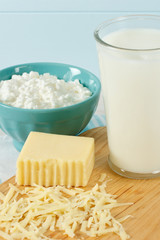 Healthy Fresh Milk And Dairy Products