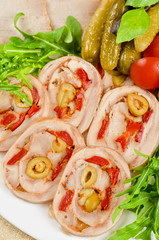 meat tenderloin with prune