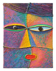 Face 6_2004_Acrylic on canvas