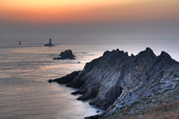 Sunset at  Pointe du raz