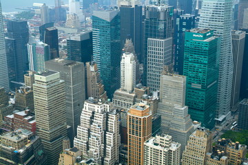 new York vue du ciel 16 - obrazy, fototapety, plakaty