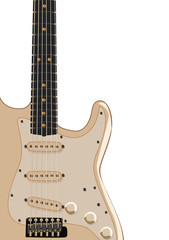 Obraz premium guitar part view