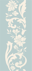 Light floral vintage seamless pattern for retro wallpapers