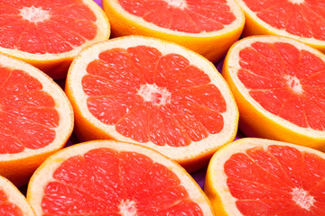 Naklejka na ściany i meble fresh grapefruit background