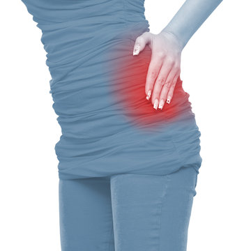 Acute pain in a woman abdomen