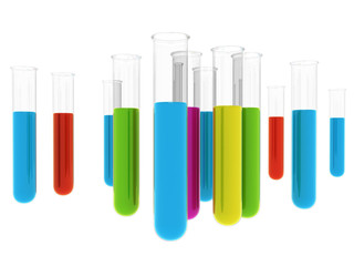 Different laboratory glassware