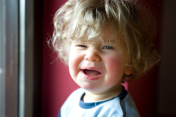 little child is crying