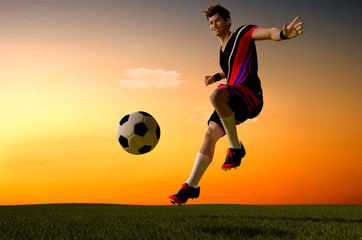 Naklejka premium Football