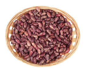 haricot beans in basket