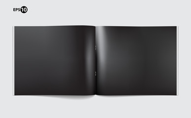 Magazine blank page template for design layout