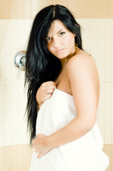 Naklejka premium Shower