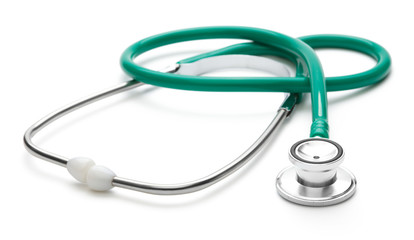 Green stethoscope