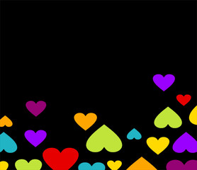 FONDO CORAZONES COLOR