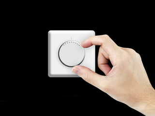 Adjusting thermostat
