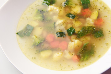 vegetables soup