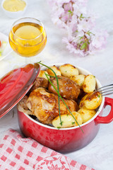 Chicken and potatoes