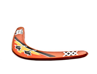 boomerang on white background