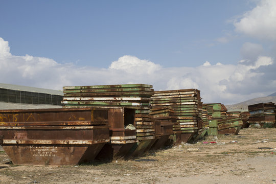 contenedores  obras escombro