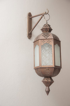 vintage light lamp - thai malayu style