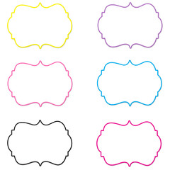 Frames - Colorful Outline