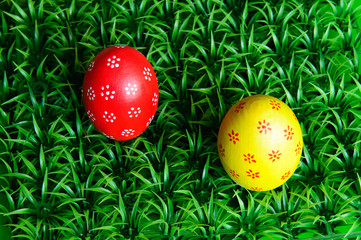 two Easter eggs