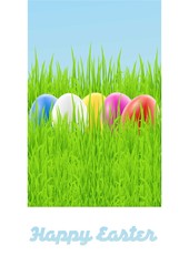 Happy Easter Greeting Card - Template - 40417899